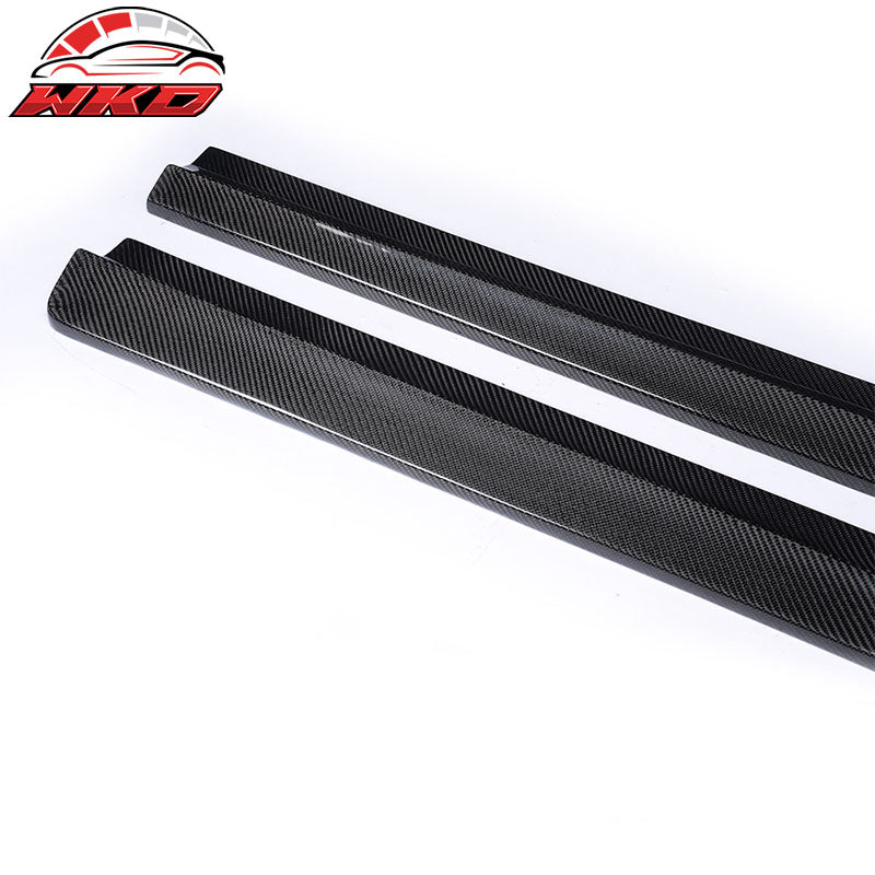 Wholesale 08-14 Benz C Class W204 C63 Sedan DP Style Side Skirts Matte Carbon Fiber - Wikond Auto