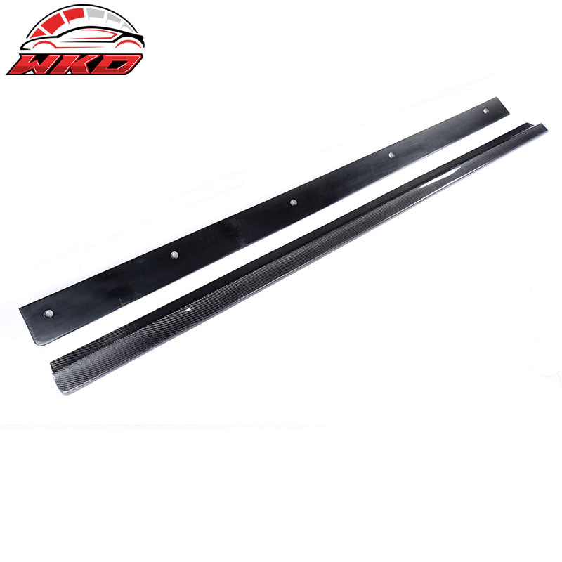Fits 08-14 Benz C Class W204 C63 AMG Sedan Carbon Fiber DP Style Side Skirts