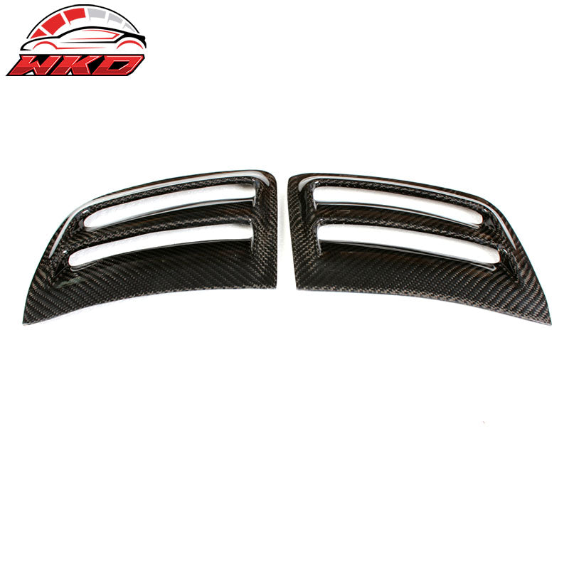 Fits 08-11 Benz C Class W204 C63 OE Style Side Vent Grille Matte Carbon Fiber