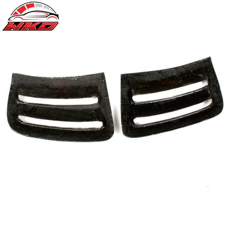 Fits 08-11 Benz C Class W204 C63 OE Style Side Vent Grille Matte Carbon Fiber