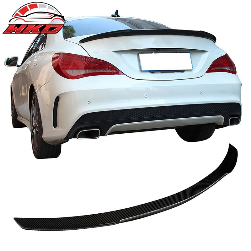 Wholesale 13-18 Benz CLA Class C117 FD Style Rear Trunk Spoiler Wing Lip Carbon Fiber Carbon Fiber - Wikond Auto