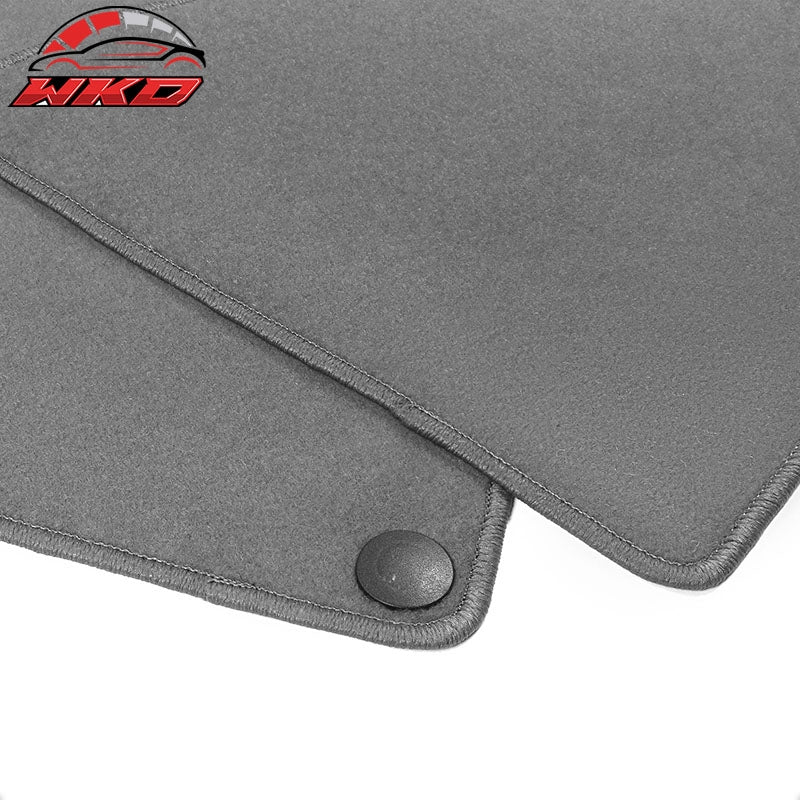 Fits 20-25 Benz C118 CLA-Class Front Rear Floor Mats Carpets Liner Nylon Gray