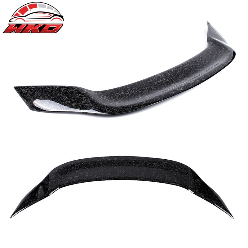 Fits 13-19 Benz CLA-Class W117 C117 R Style Trunk Spoiler Forged Carbon Fiber