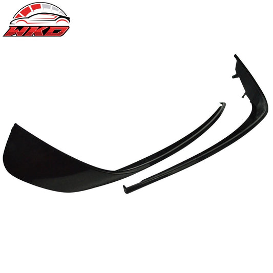 Wholesale 14-18 Benz C117 CLA-Class OE Style Front Bumper Canard Flap Unpainted Black