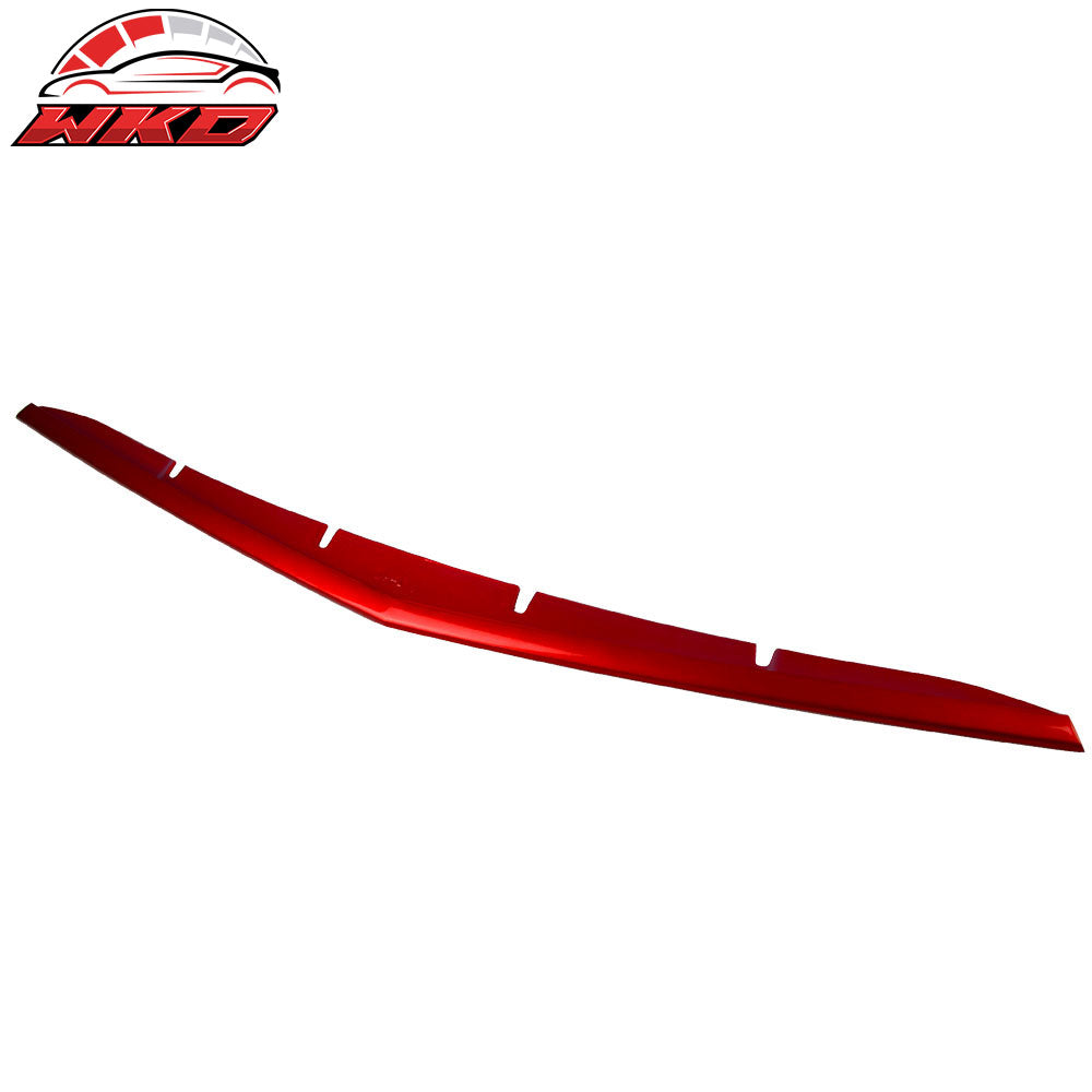 Fits 14-18 Benz W117 CLA-Class DTO Style Front Bumper Lip Trim Cover Painted Red