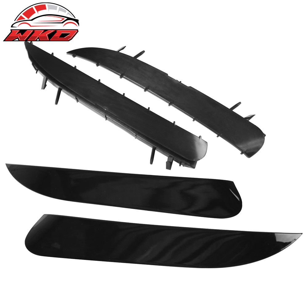 Fits 14-19 Benz W117 C117 CLA-Class D Style Rear Bumper Side Vent Canards #040