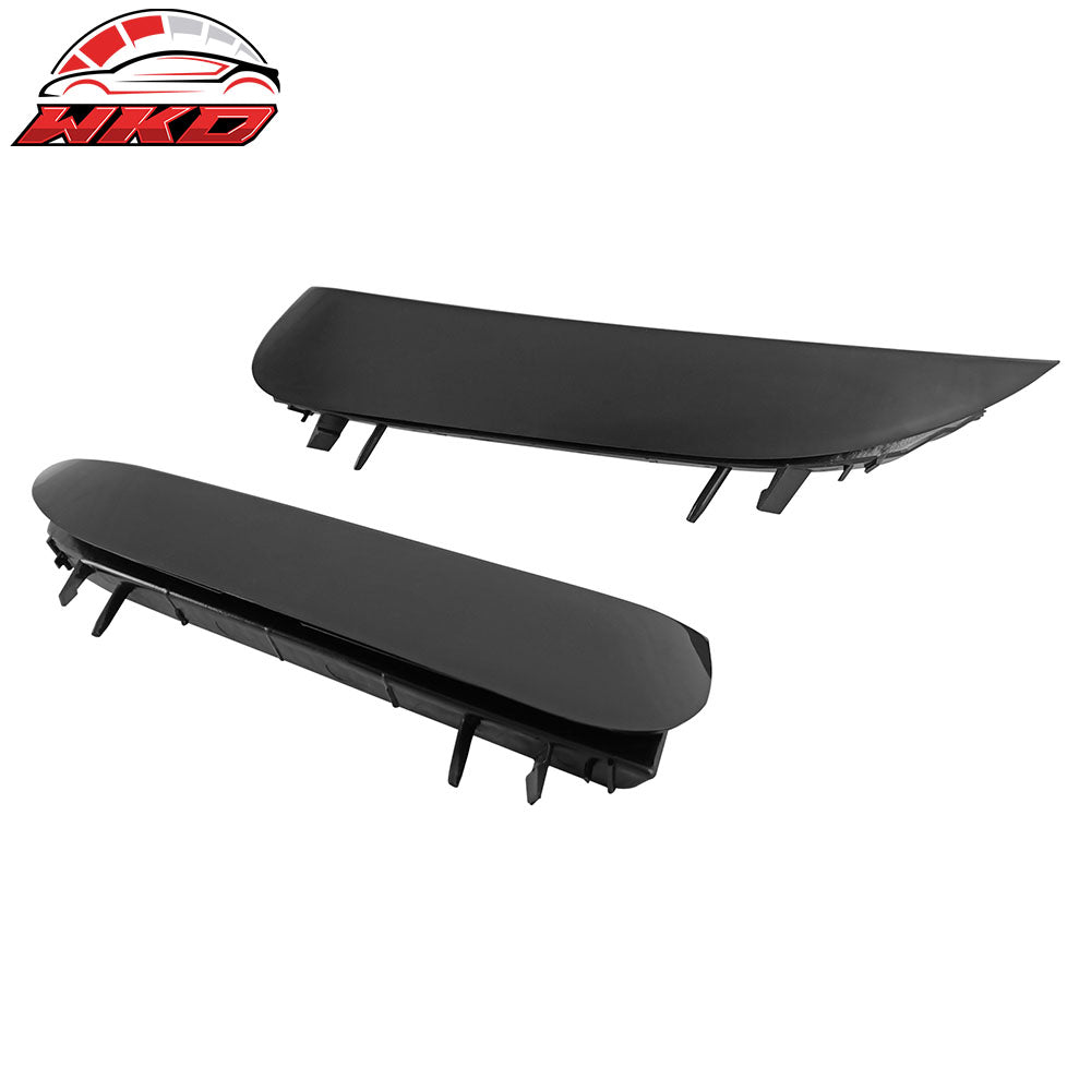 Fits 14-19 Benz W117 C117 CLA-Class Rear Bumper Side Vent Canards ABS Unpainted