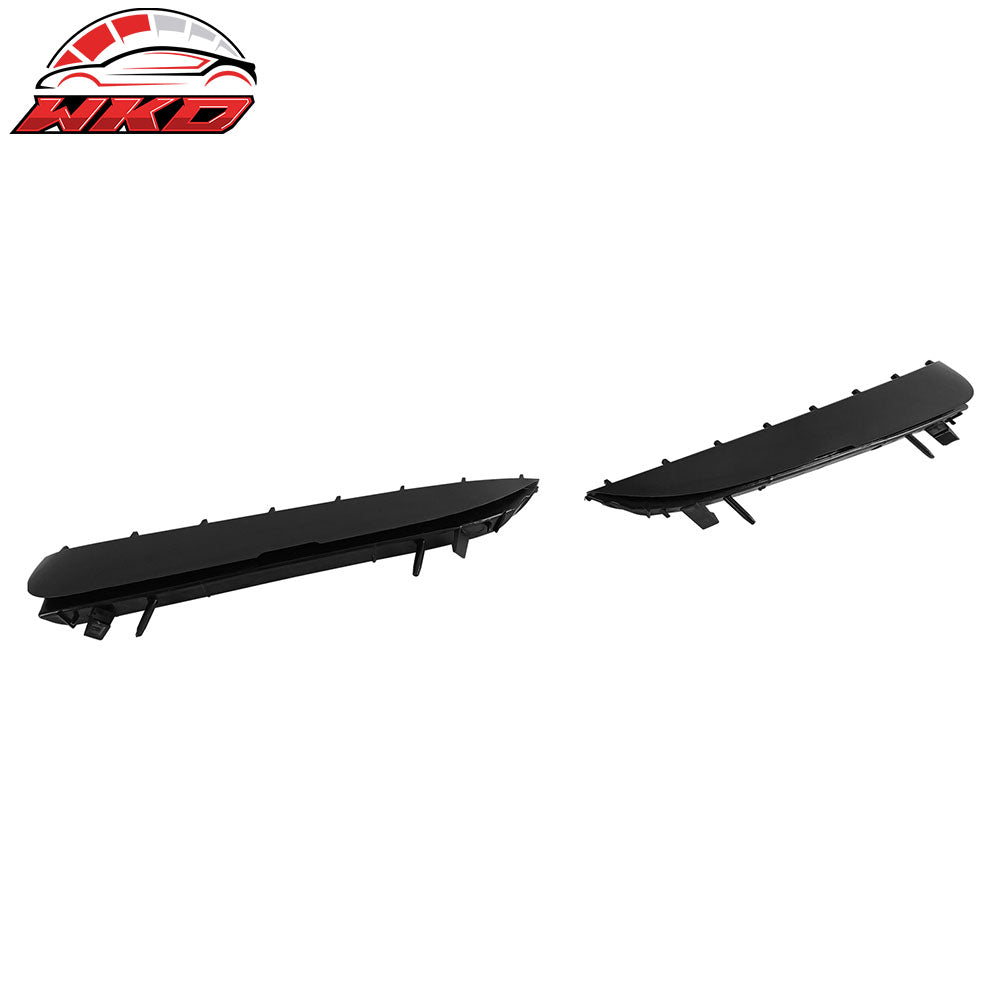 Fits 14-19 Benz W117 C117 CLA-Class Rear Bumper Side Vent Canards ABS Unpainted