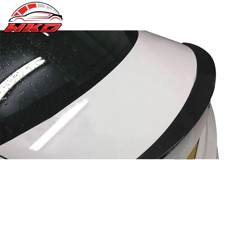 Fits 13-18 Benz C117 CLA Class CLA45 P Style Trunk Spoiler - Matte Carbon Fiber