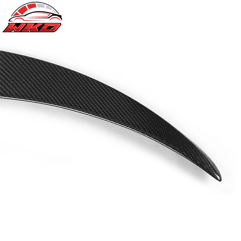 Fits 13-18 Benz C117 CLA Class CLA45 P Style Rear Trunk Spoiler - Carbon Fiber