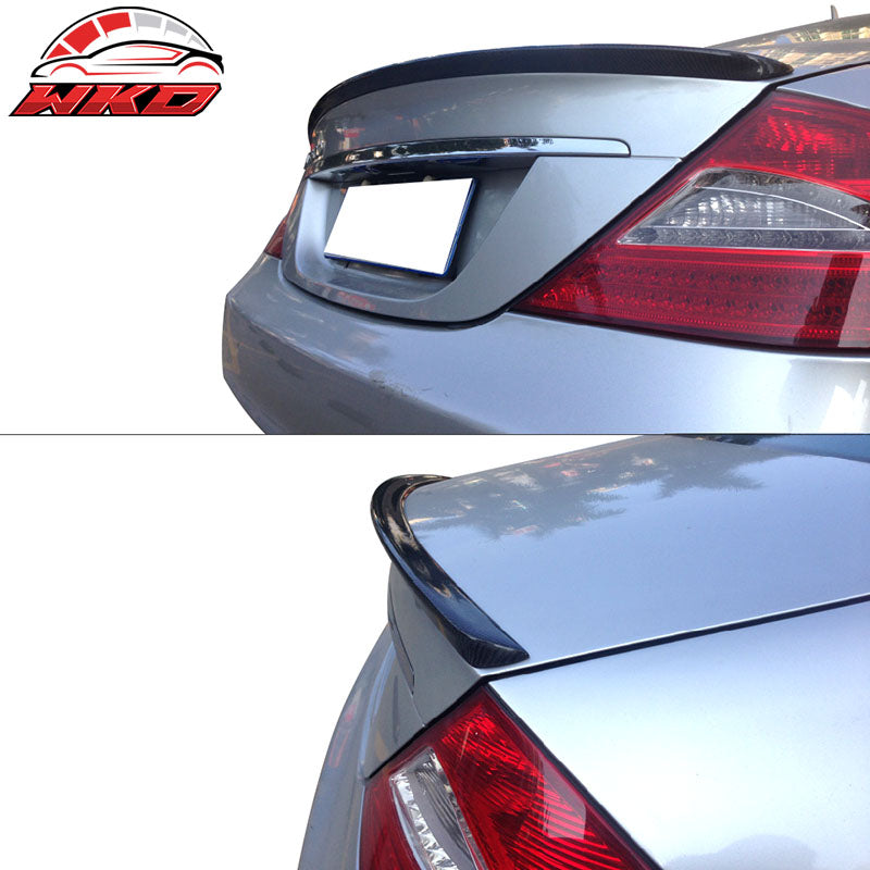Fits 05-10 Benz W219 CLS-Class CLS550 AMG Style Matte Carbon Fiber Trunk Spoiler