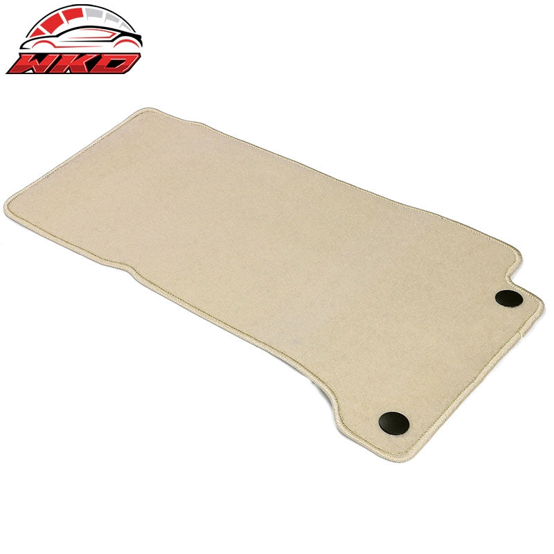 Fits 18-23 Benz W238 E-Class 2Dr Front Rear Floor Mats Carpets Liner Nylon Beige