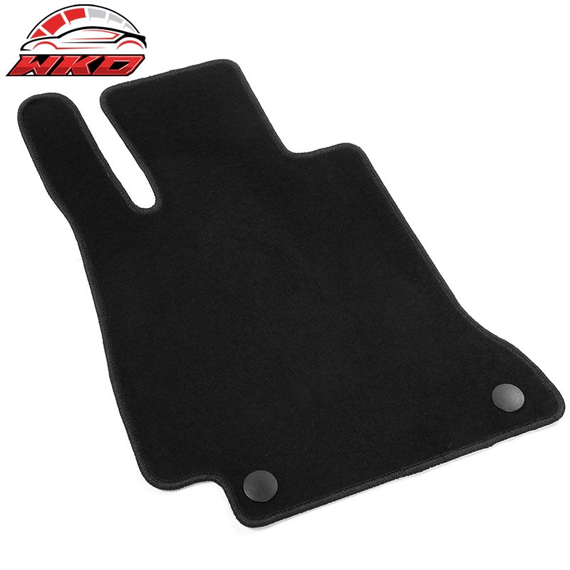 Fits 18-23 Benz W238 E-Class 2Dr Front Rear Floor Mats Carpets Liner Nylon Black