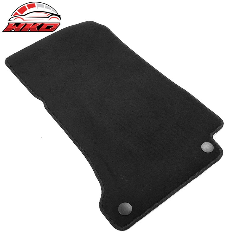 Fits 18-23 Benz W238 E-Class 2Dr Front Rear Floor Mats Carpets Liner Nylon Black