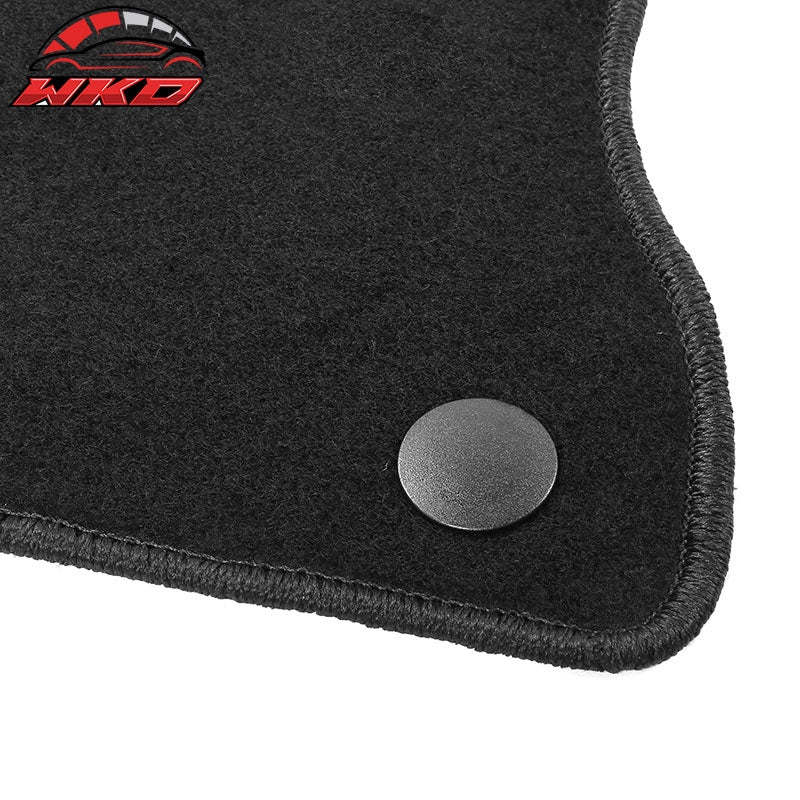 Fits 18-23 Benz W238 E-Class 2Dr Front Rear Floor Mats Carpets Liner Nylon Black