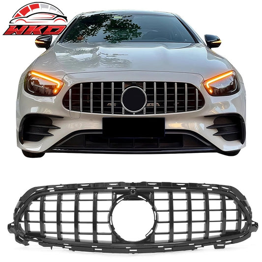 Wholesale 21-23 Benz E-Class E350 E450 GT Style Front Upper Grille Gloss Black ABS - Wikond Auto