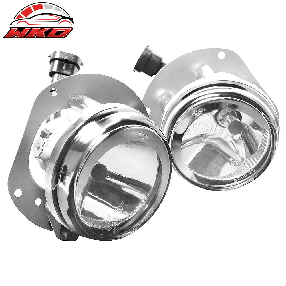 Fits 07-09 Benz E Class W211 E63 AMG Chrome Housing Fog Lights Lamps