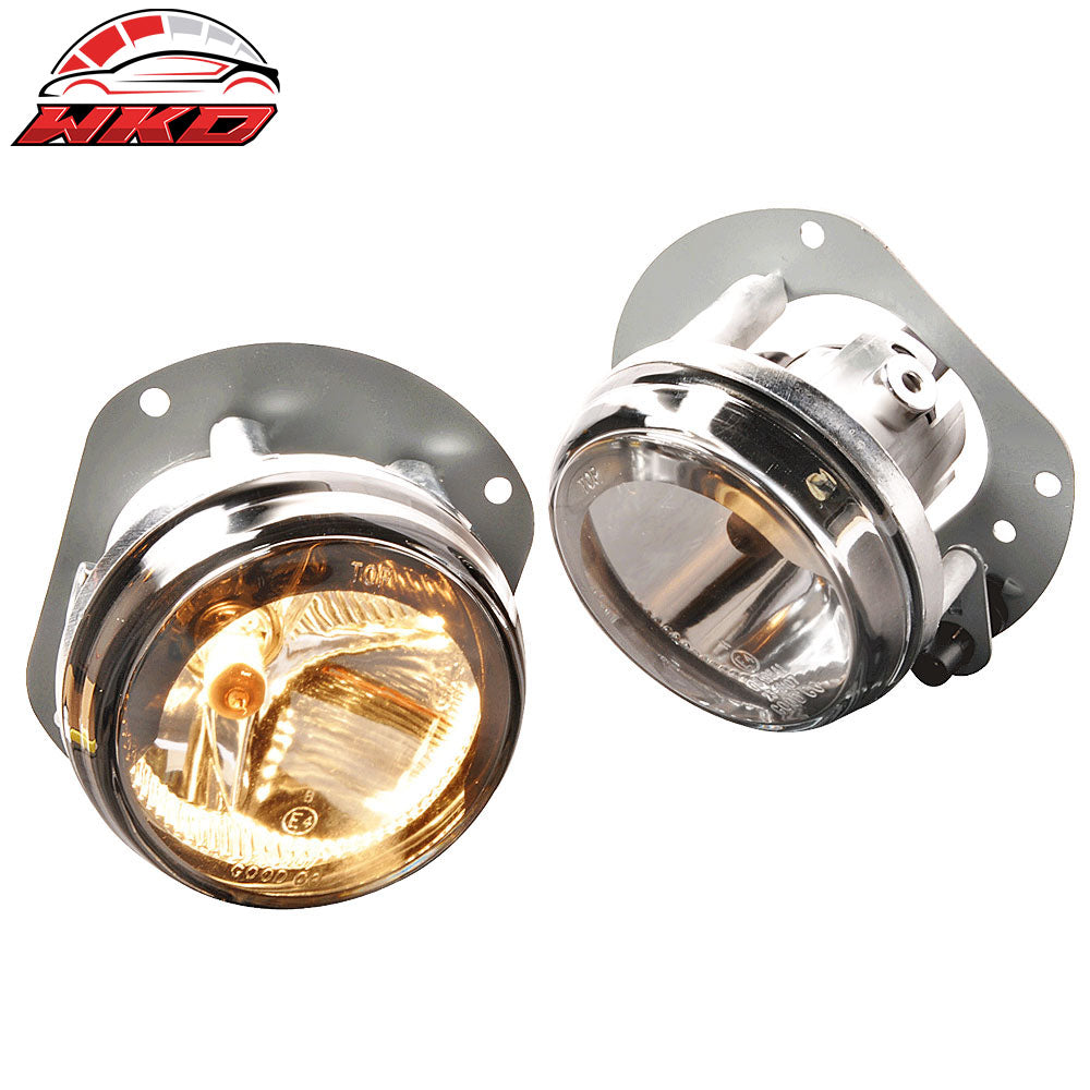 Fits 07-09 Benz E Class W211 E63 AMG Chrome Housing Fog Lights Lamps