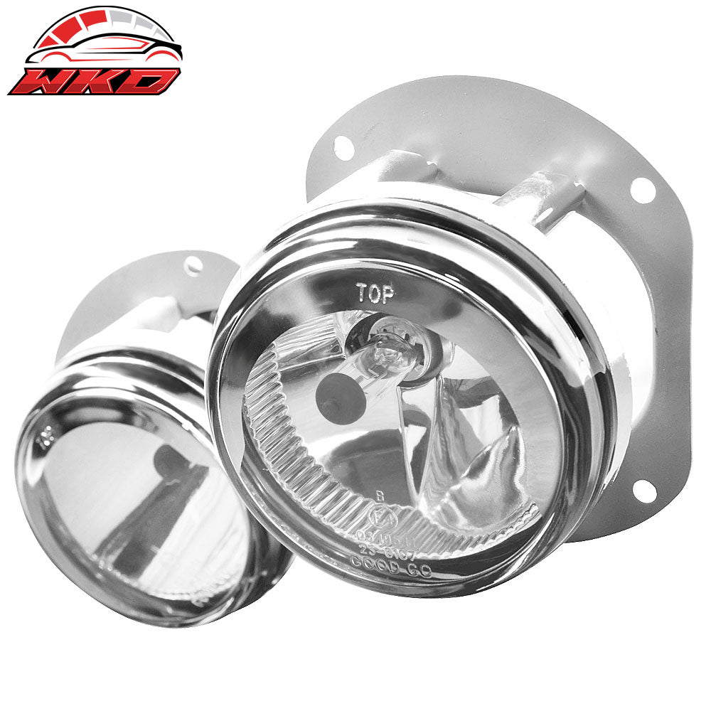 Fits 07-09 Benz E Class W211 E63 AMG Chrome Housing Fog Lights Lamps