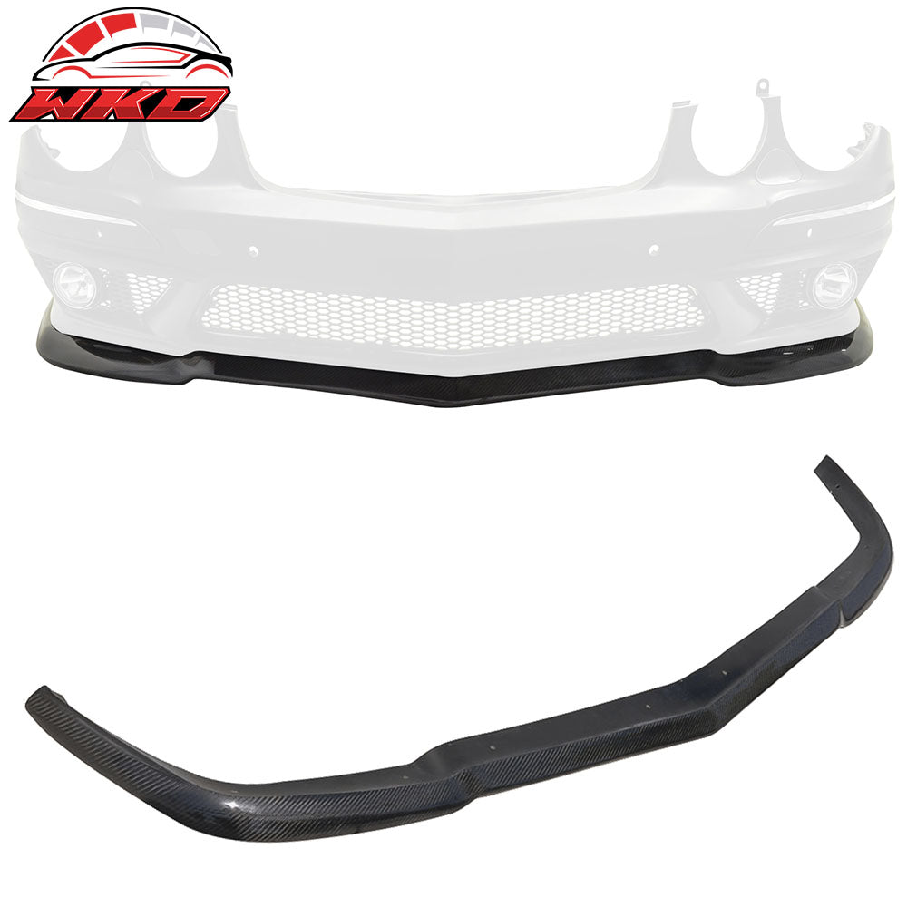 Fits 07-09 Benz E-Class W211 H Style Front Bumper Lip Spoiler PP Unpainted