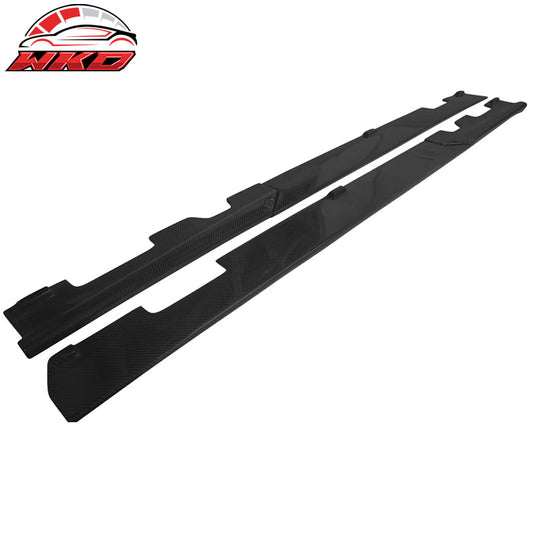 Wholesale 10-13 Benz W212 E-Class Sedan RZ Style Side Skirts 2PC - Matte Carbon Fiber