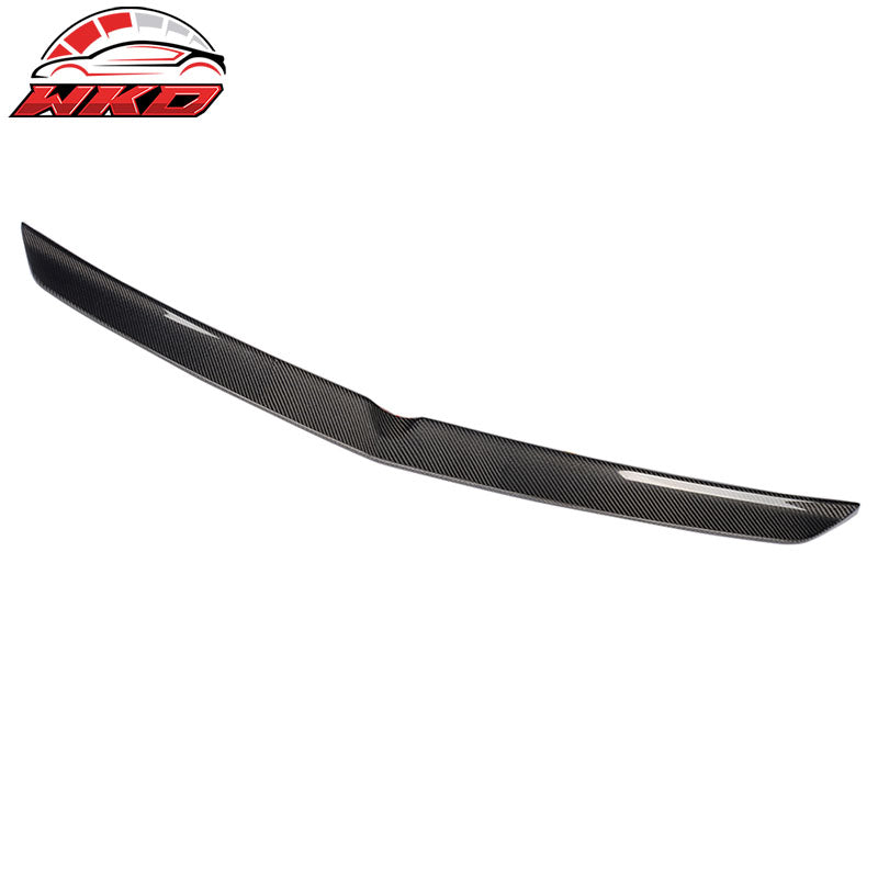 Fits 10-16 Benz E-Class W212 Sedan V Style Rear Trunk Spoiler Matte Carbon Fiber