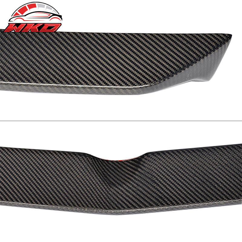 Fits 10-16 Benz E-Class W212 Sedan V Style Rear Trunk Spoiler Matte Carbon Fiber