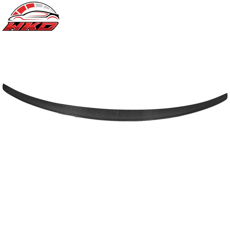 Fits 17-23 Benz E-Class W213 E43 AMG Style Rear Trunk Spoiler Matte Carbon Fiber