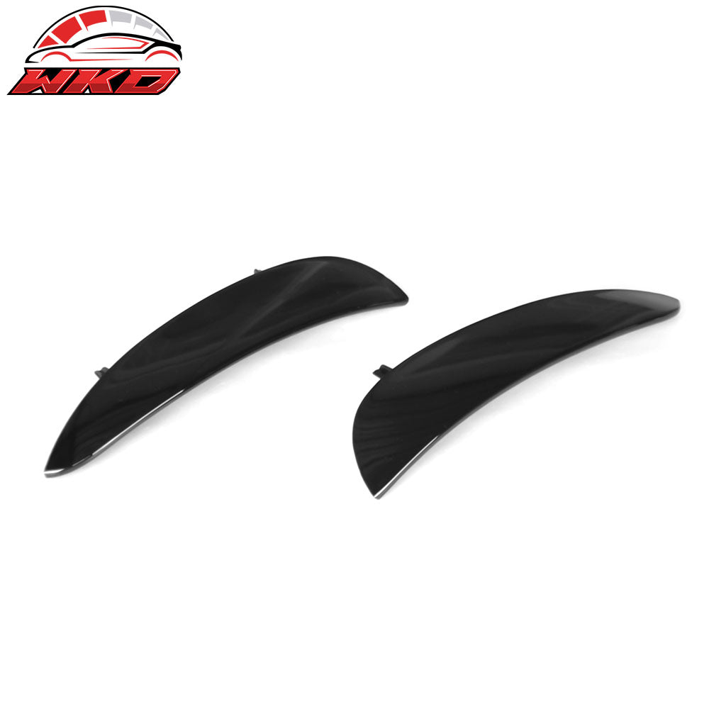 Fits 17-23 Benz W213 E Class Sedan AMG Style Front Vent Flaps Painted #040 Black