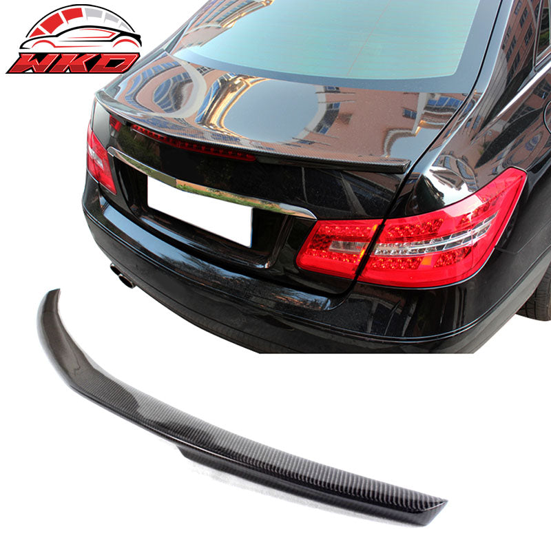 Fits 10-15 Benz E Class W207 Coupe 2Dr PD Style Trunk Spoiler Matte Carbon Fiber