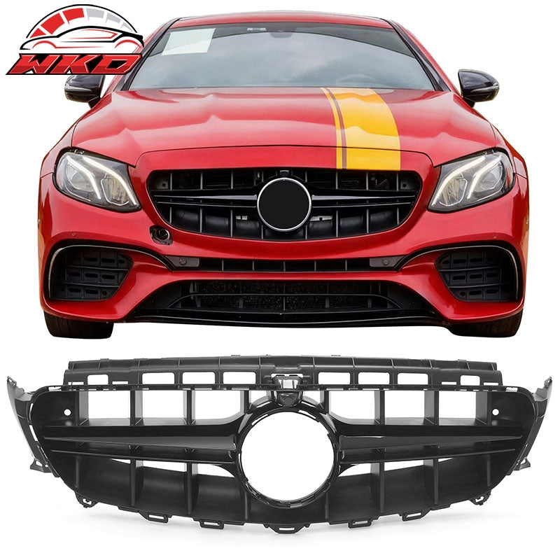 Wholesale 17-20 Benz E350 E450 E43 W213 E63 Style Front Grille Gloss Black Trim PP