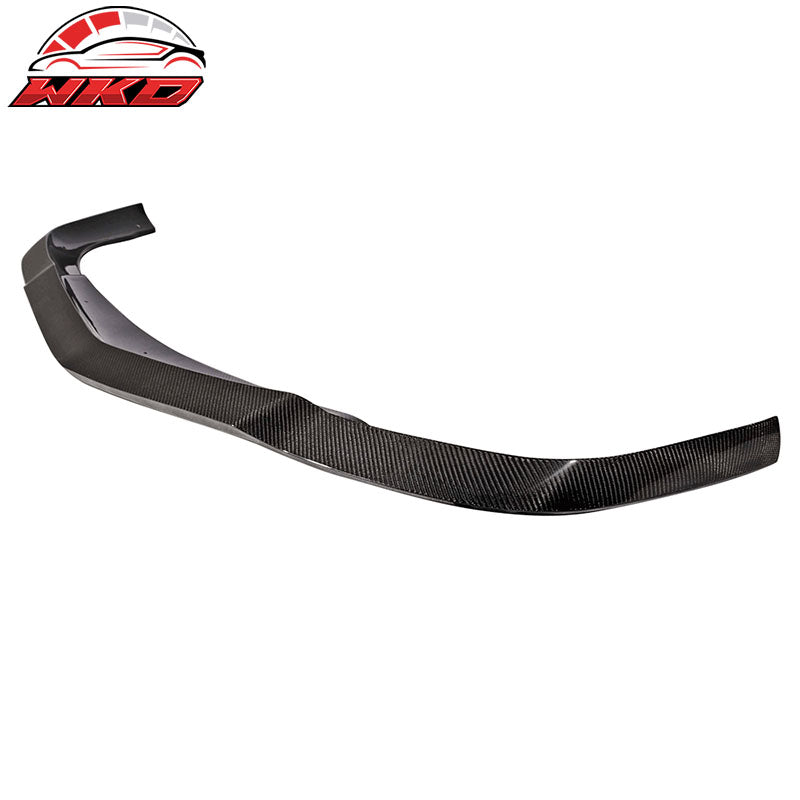 Fits 06-09 Benz W211 E63 AMG XY Style Front Bumper Lip - Matte Carbon Fiber