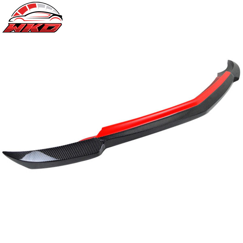 Wholesale 12-14 W204 Sedan IKON CF Front Bumper Lip Spoiler & Red Line