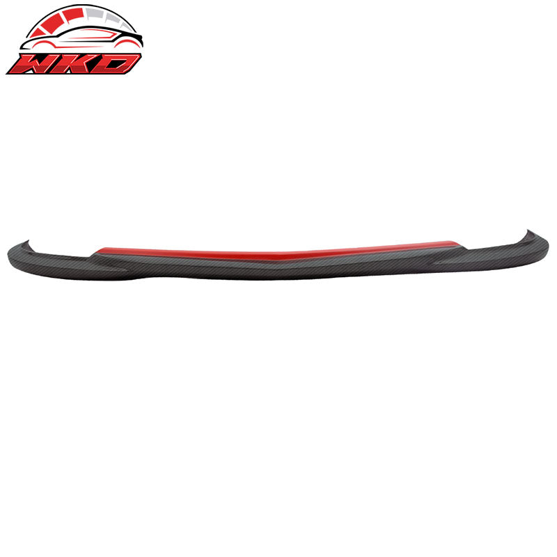 Wholesale 12-14 W204 Sedan Godhand Style Front Bumper Lip Spoiler Matte Carbon Fiber