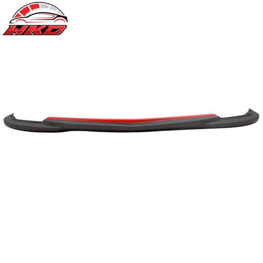 Wholesale 12-14 W204 Sedan Godhand Style Front Bumper Lip Spoiler Matte Carbon Fiber