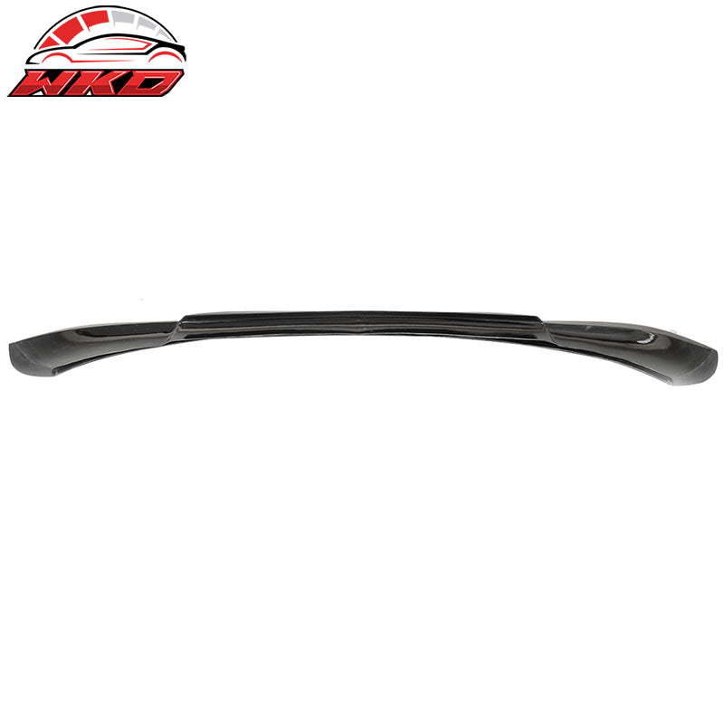Fits 12-14 C-class W204 LCI GH Matte Black Carbon Fiber Front Bumper Lip Spoiler