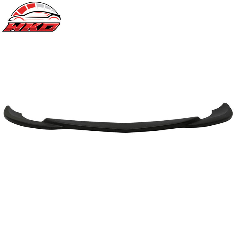 Fits 12-14 W204 4Dr Sedan Godhand Style Front Bumper Lip Spoiler Matte Black FRP