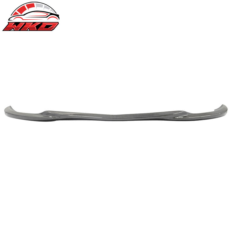 Fits 08-11 Benz C Class W204 Sedan AMG Matte Carbon Fiber (CF) Front Bumper Lip