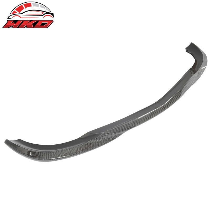 Fits 08-11 Benz C Class W204 Sedan AMG Matte Carbon Fiber (CF) Front Bumper Lip