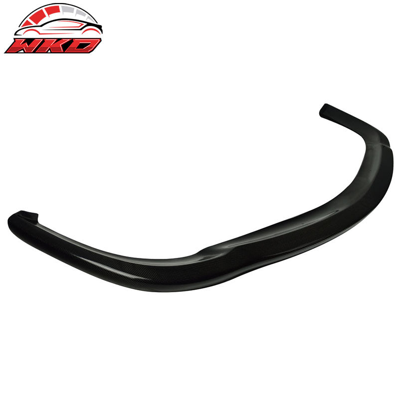 Fits 03-06 Benz SL Class R230 Front Bumper Lip Matte Carbon Fiber
