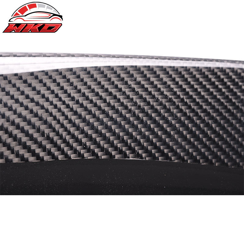 Fits 10-13 Benz E Class W212 4Dr AMG Godhand Front Bumper LipMatte Carbon Fiber