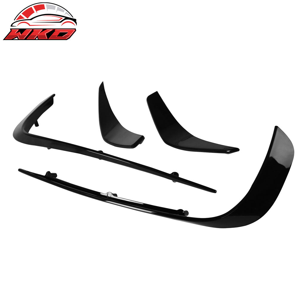 Wholesale 14-16 Benz W156 GLA-Class Front Bumper Canard Flaps Painted #040 Black 4PCS