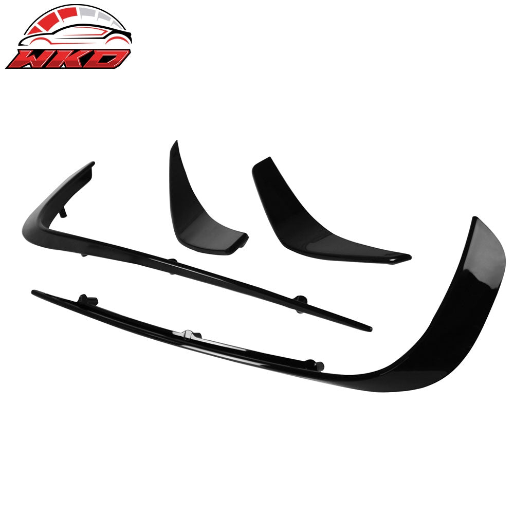 Wholesale 14-16 Benz W156 GLA-Class Front Bumper Canard Flaps Painted #040 Black 4PCS