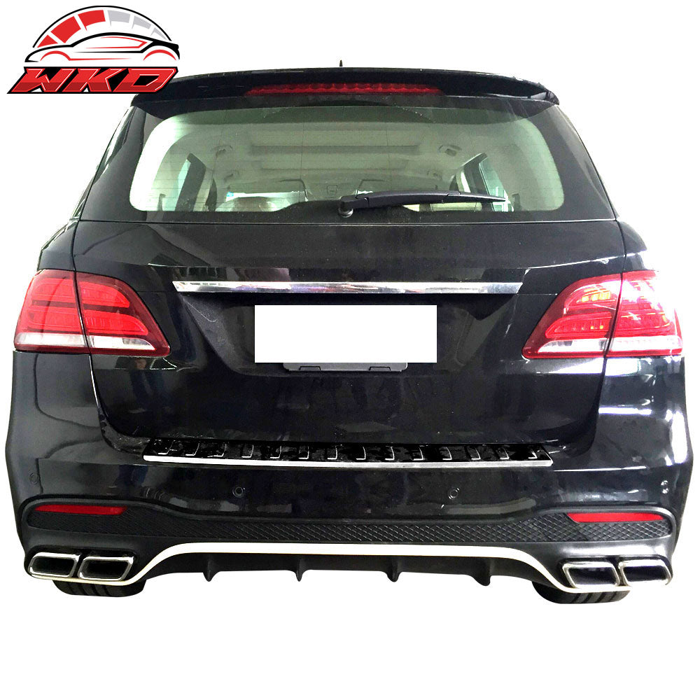 Fits 16-18 Benz GLE-Class Rear Diffuser Kit Unpainted PP