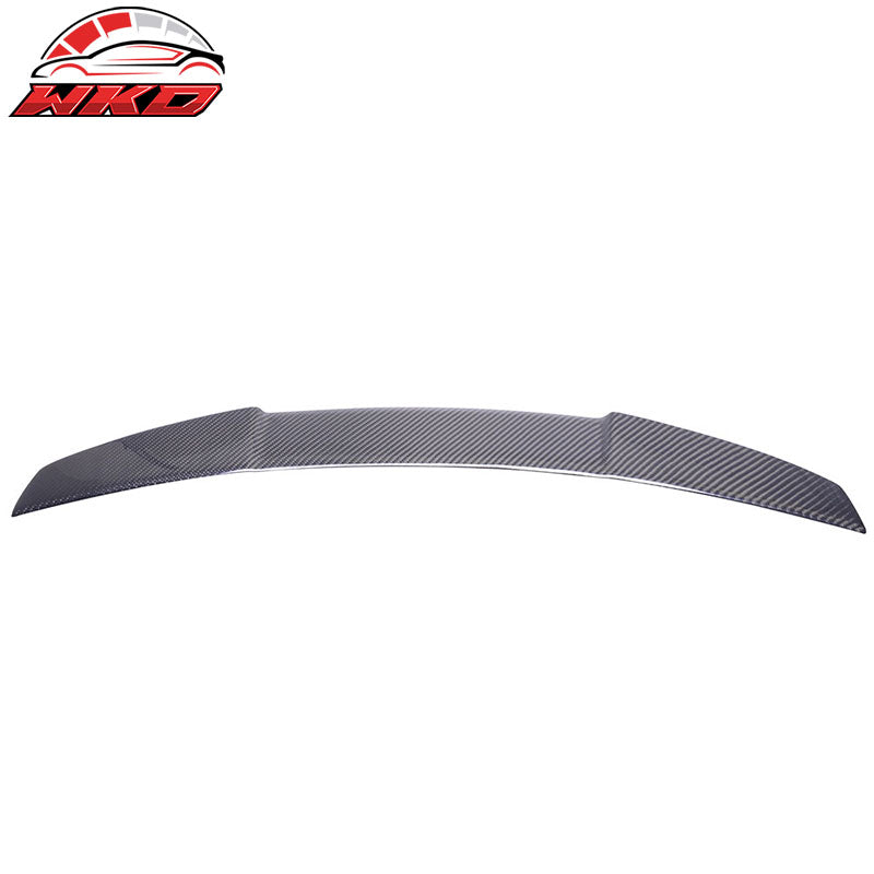 Fits 13-18 Benz W176 A Class IKON Style Rear Roof Spoiler Matte Carbon Fiber CF