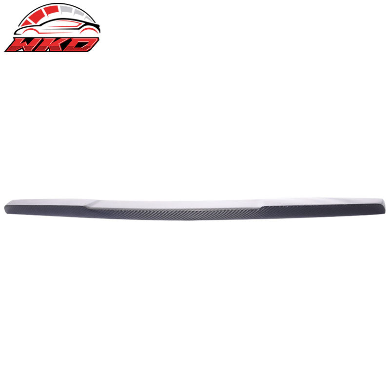 Fits 13-18 Benz W176 A Class IKON Style Rear Roof Spoiler Matte Carbon Fiber CF
