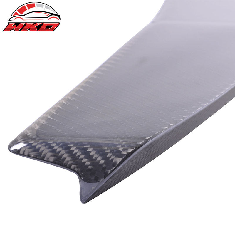 Fits 13-18 Benz W176 A Class IKON Style Rear Roof Spoiler Matte Carbon Fiber CF