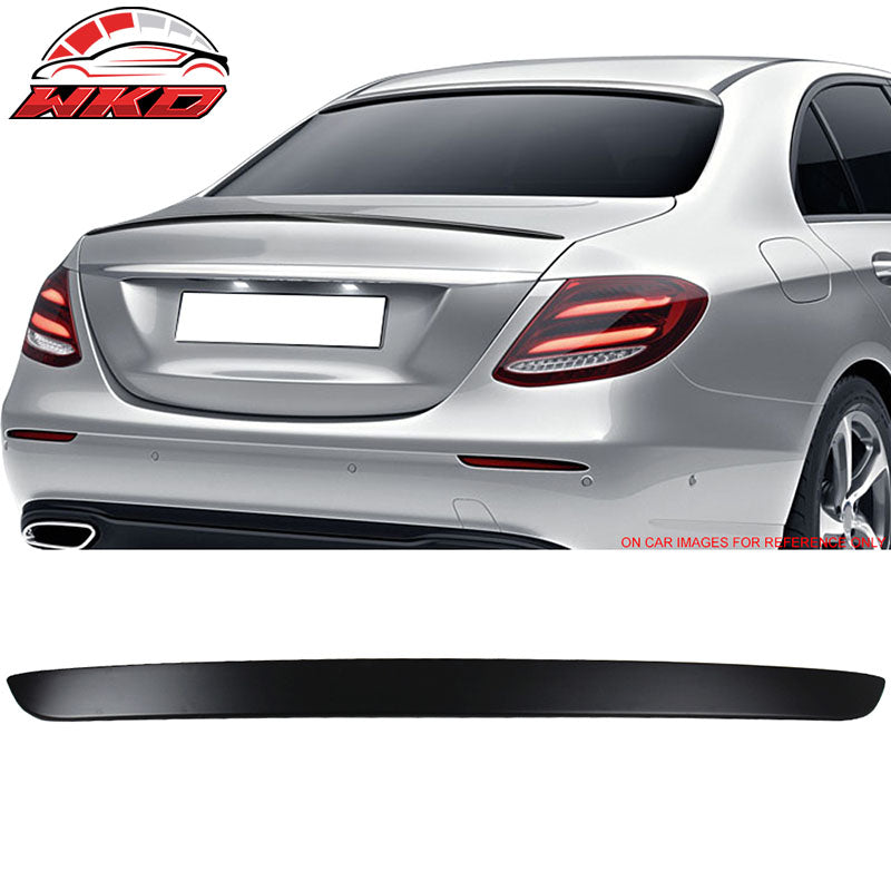 Fit 17-23 Benz E Class W213 Sedan OE Style Rear Roof Spoiler Wing ABS Unpainted