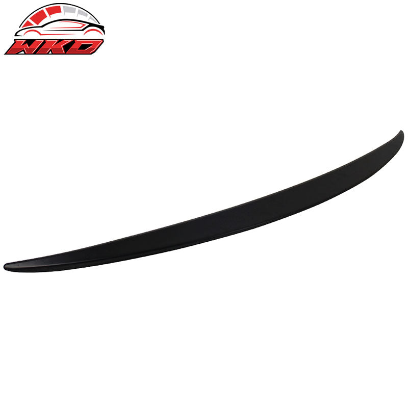 Fits 17-23 Benz E Class W213 Sedan OE Style Rear Trunk Spoiler Lip Unpainted ABS