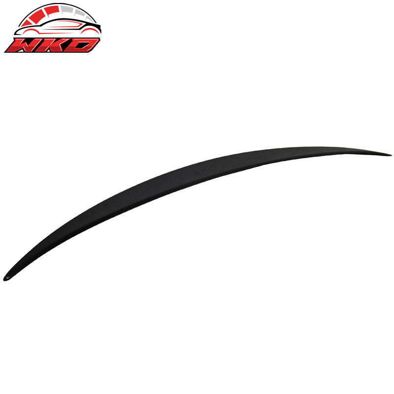 Fits 17-23 Benz E Class W213 Sedan OE Style Rear Trunk Spoiler Lip Unpainted ABS